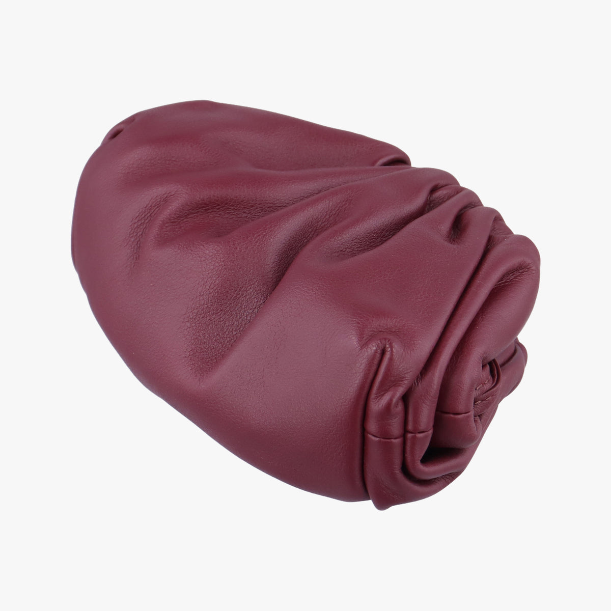 Vintage Bottega Veneta The Porch Burgundy lambskin  handbag | stylenewstar