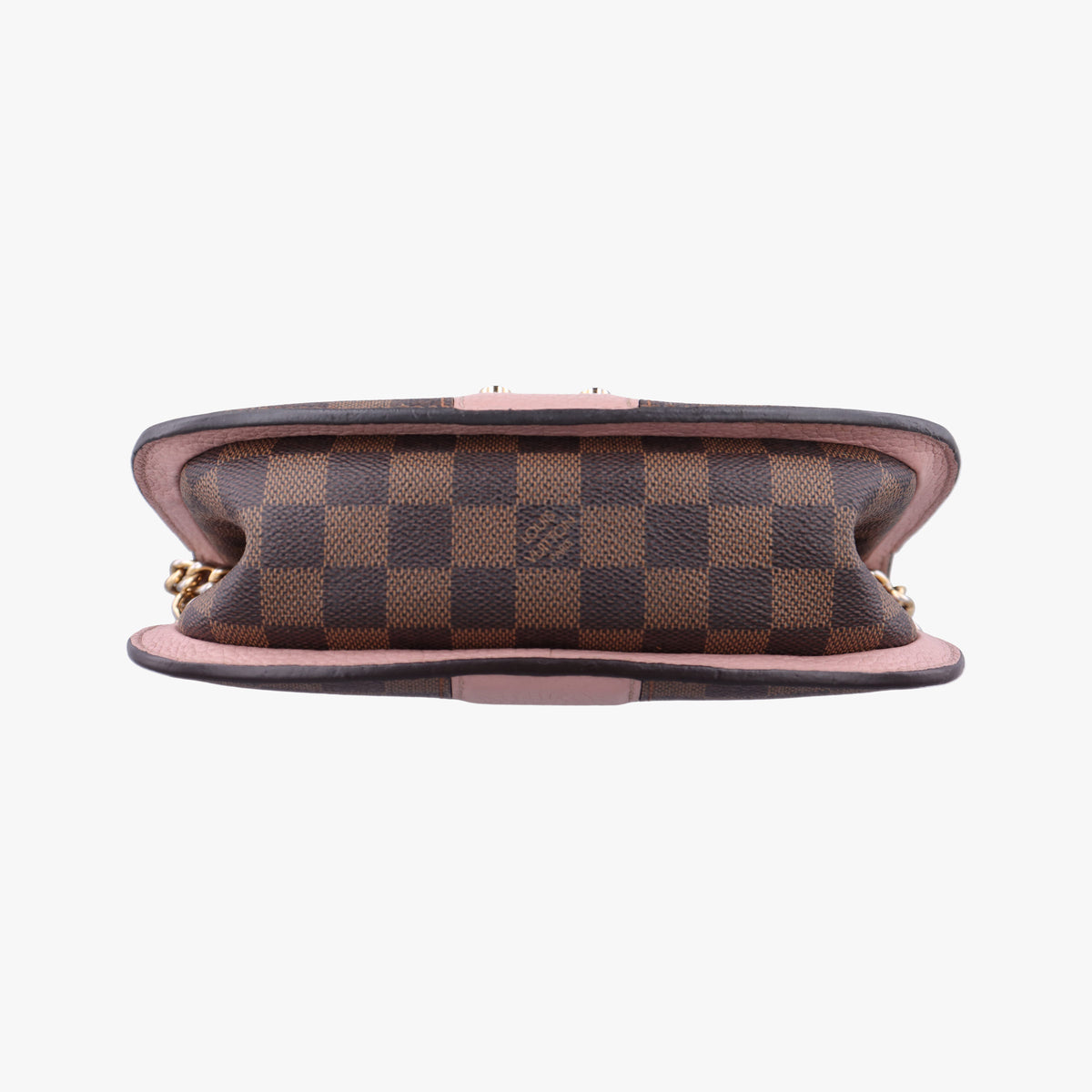 Pre-owned Louis Vuitton Wight EBENE×Magnolia Damier Canvas×Taurillon Leather N64418 shoulderbag | stylenewstar