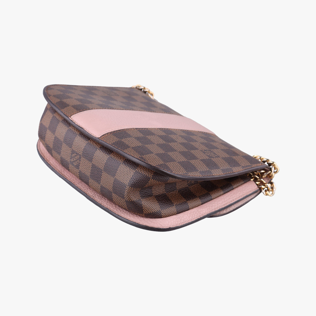 Secondhand Louis Vuitton Wight EBENE×Magnolia Damier Canvas×Taurillon Leather N64418 shoulderbag | stylenewstar