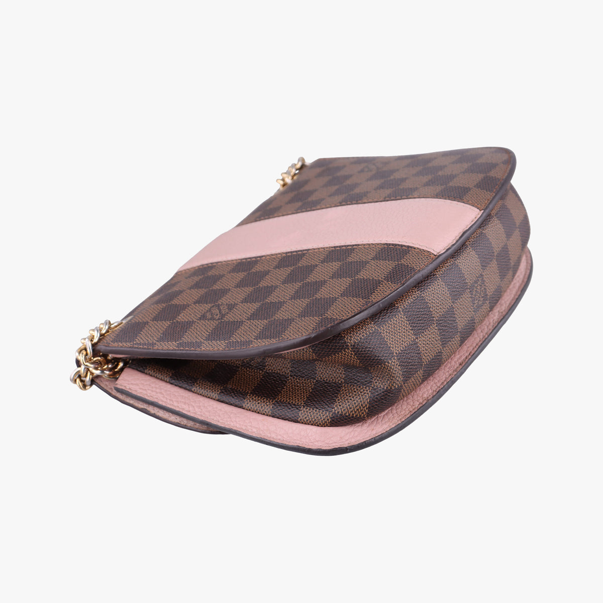Secondhand Louis Vuitton Wight EBENE×Magnolia Damier Canvas×Taurillon Leather N64418 shoulderbag | stylenewstar