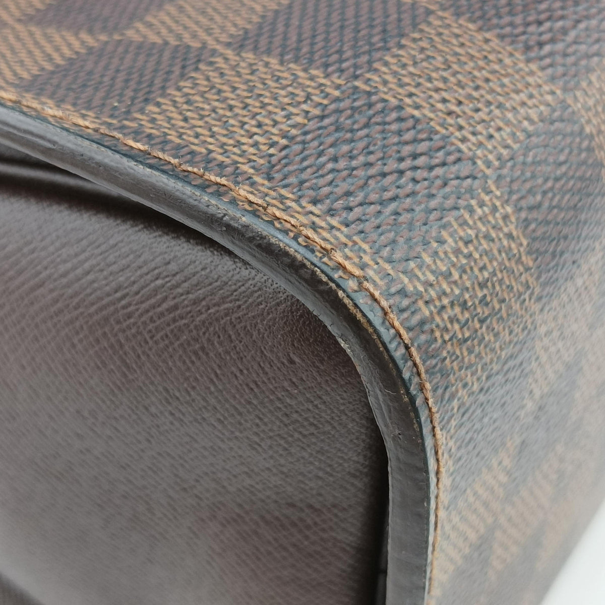 Pre-owned Louis Vuitton Triana EBENE Damier Canvas N51155 handbag | stylenewstar