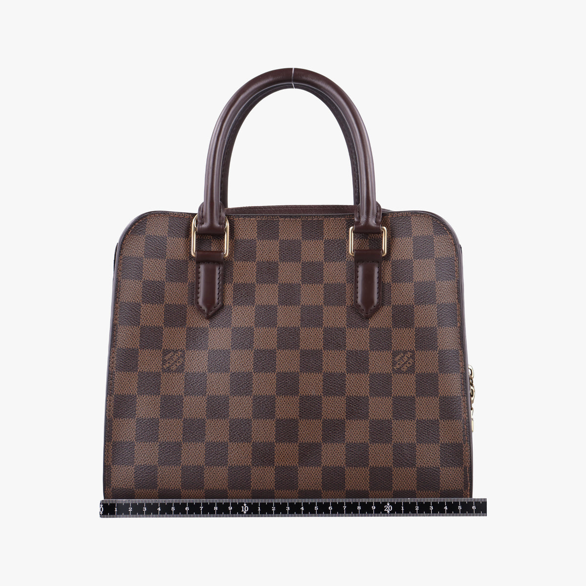 Pre-owned Louis Vuitton Triana EBENE Damier Canvas N51155 handbag | stylenewstar