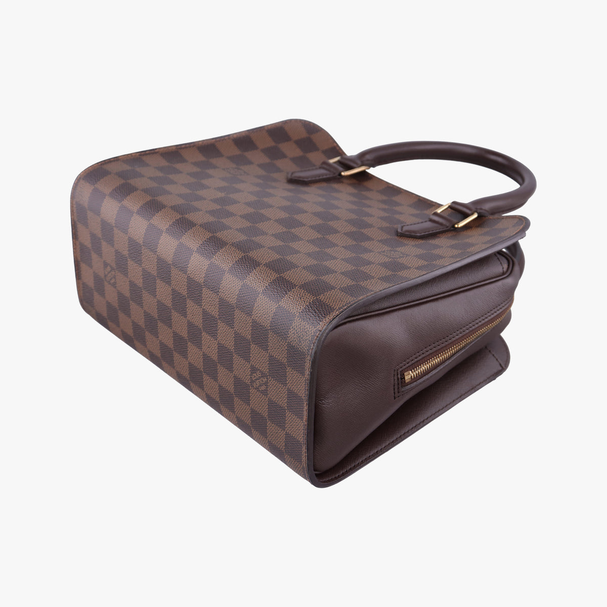 Pre-owned Louis Vuitton Triana EBENE Damier Canvas N51155 handbag | stylenewstar