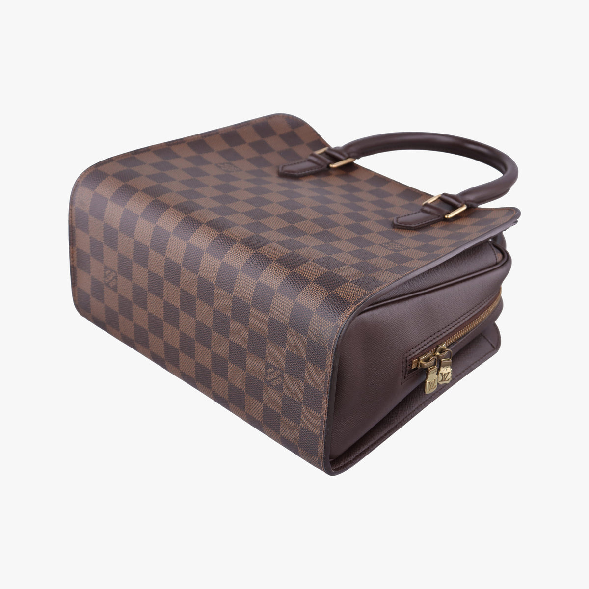Pre-owned Louis Vuitton Triana EBENE Damier Canvas N51155 handbag | stylenewstar