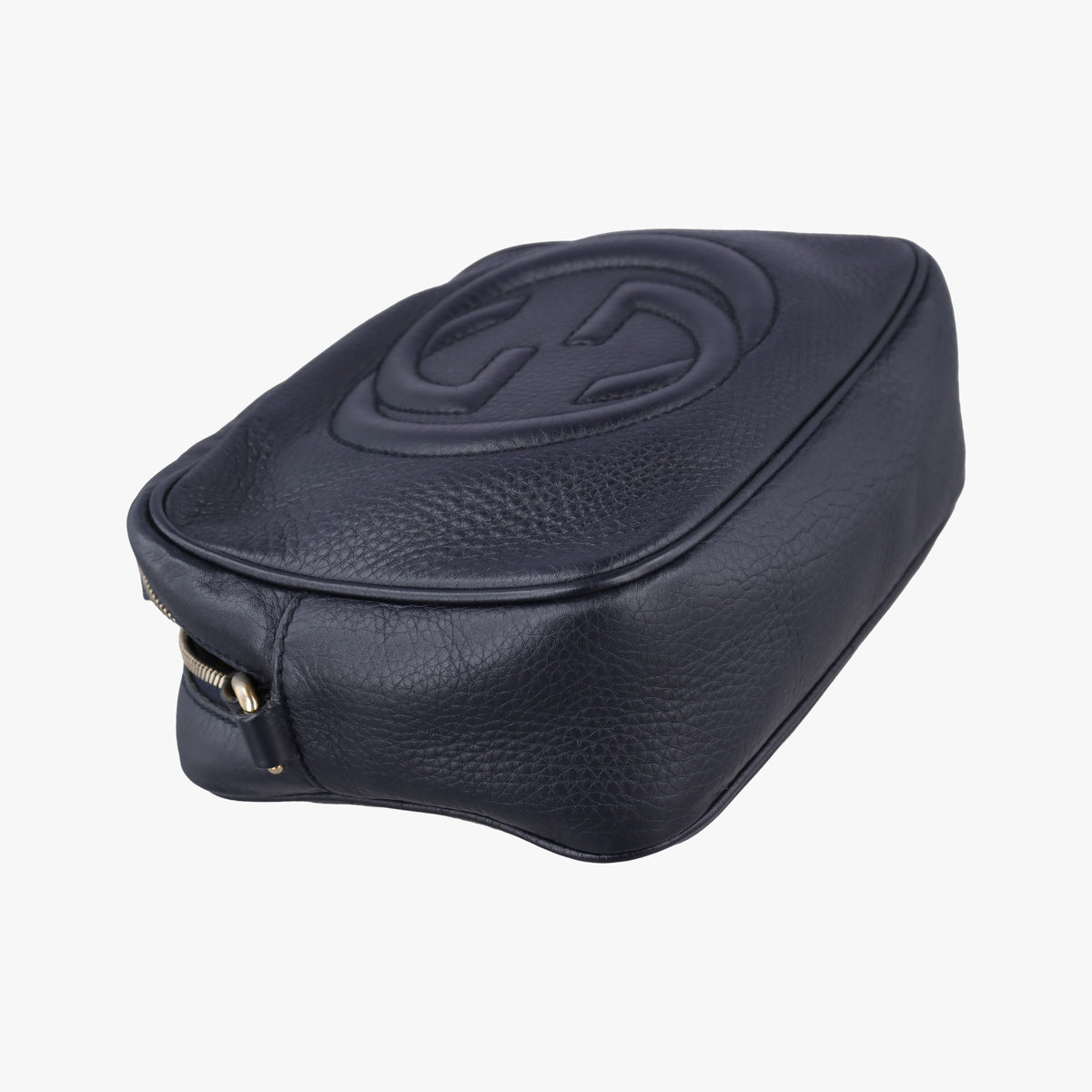 Pre-owned Gucci Soho Navy Leather 308364 shoulderbag | stylenewstar