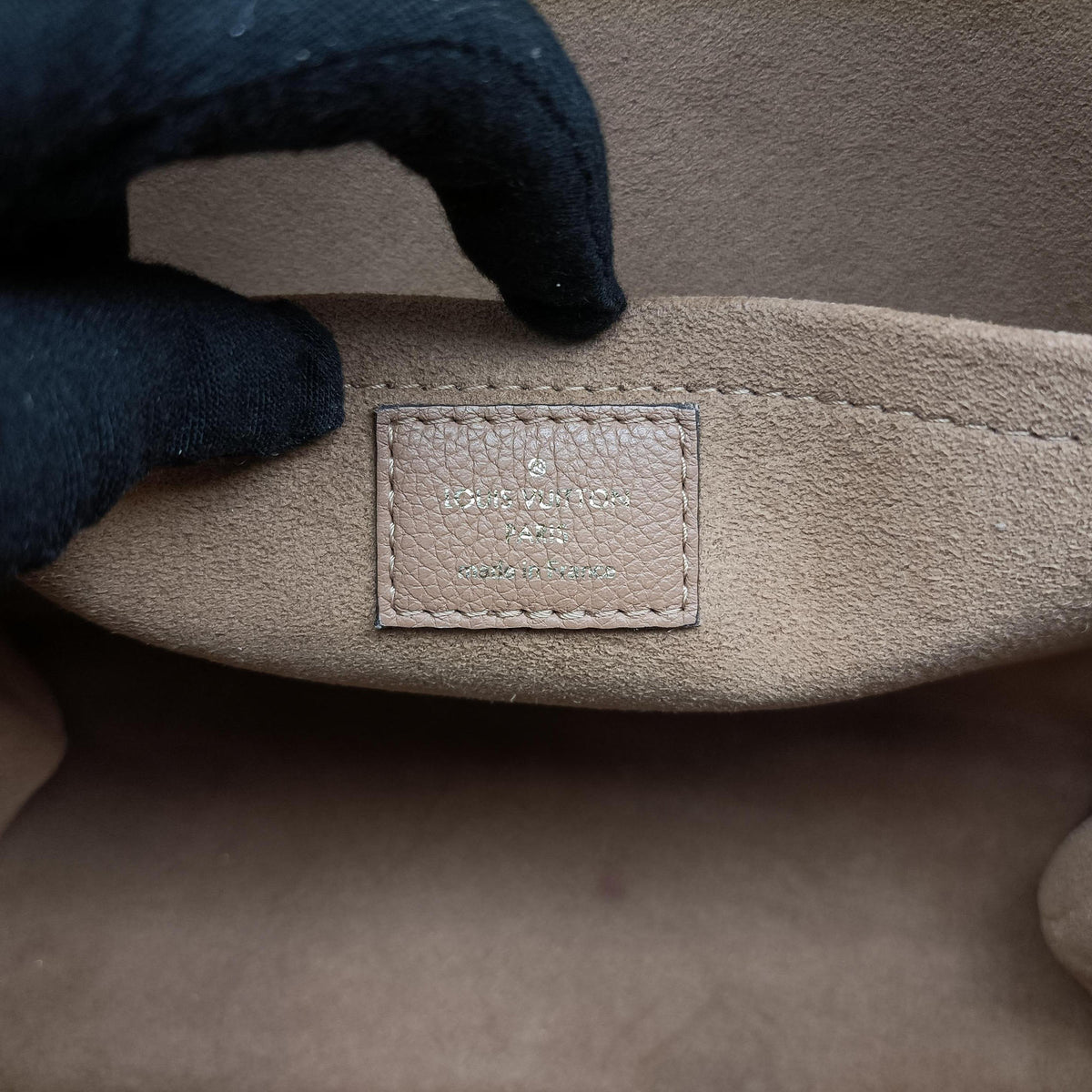 Secondhand Louis Vuitton MARIGNAN brown×SESAME Monogram Canvas×calf leather M44544 shoulderbag | stylenewstar