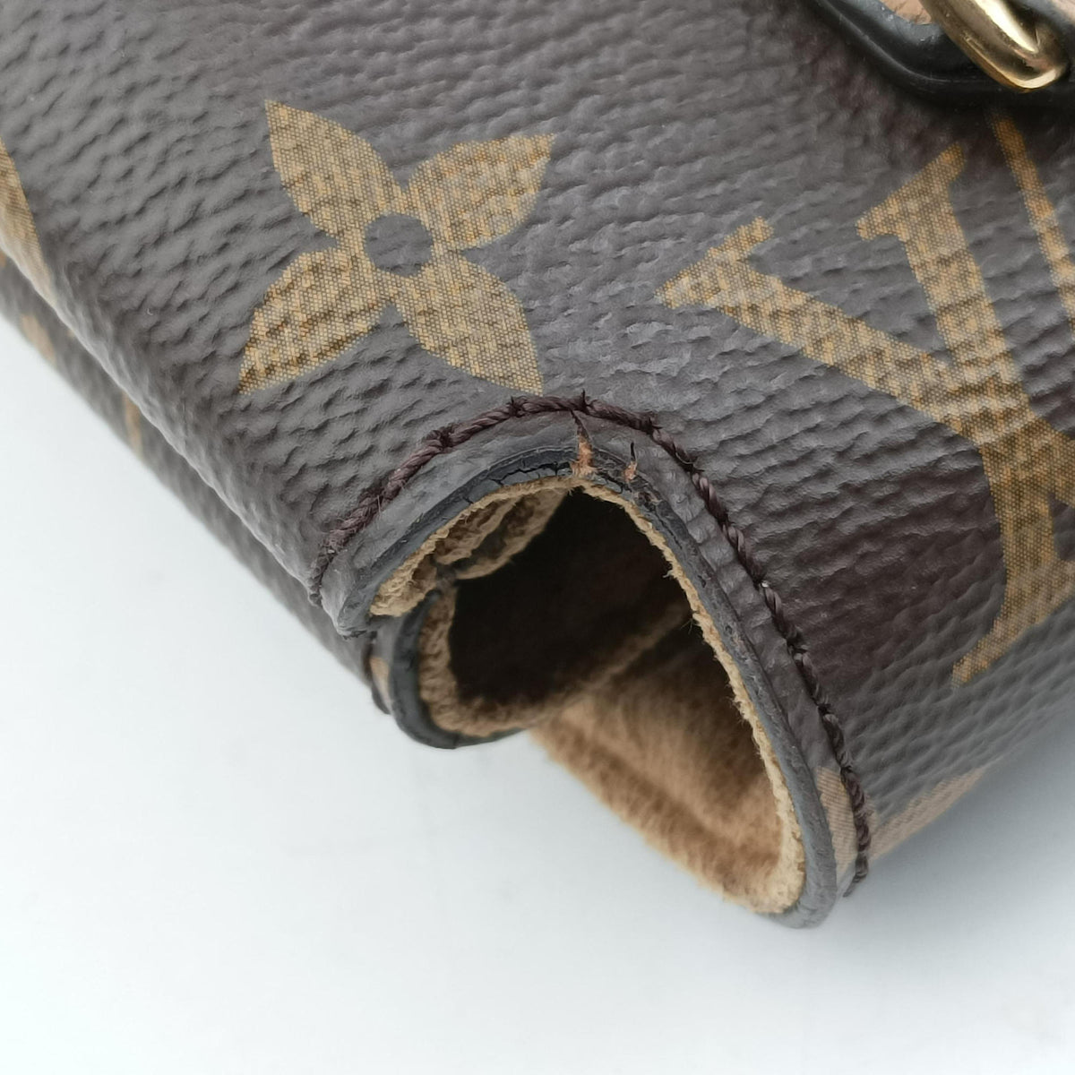 Secondhand Louis Vuitton MARIGNAN brown×SESAME Monogram Canvas×calf leather M44544 shoulderbag | stylenewstar