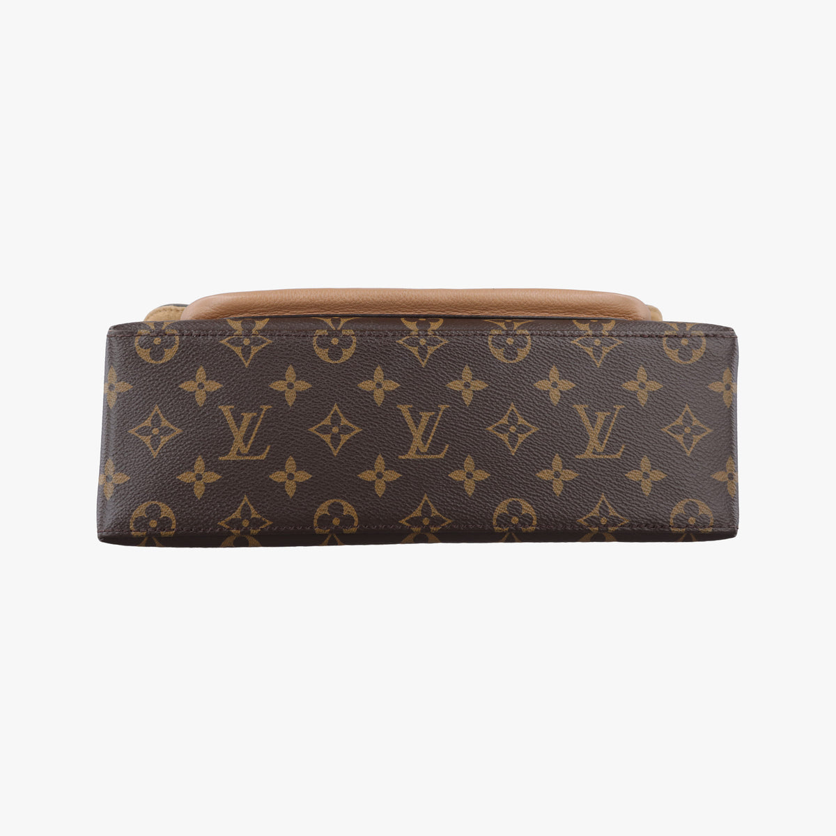 Secondhand Louis Vuitton MARIGNAN brown×SESAME Monogram Canvas×calf leather M44544 shoulderbag | stylenewstar