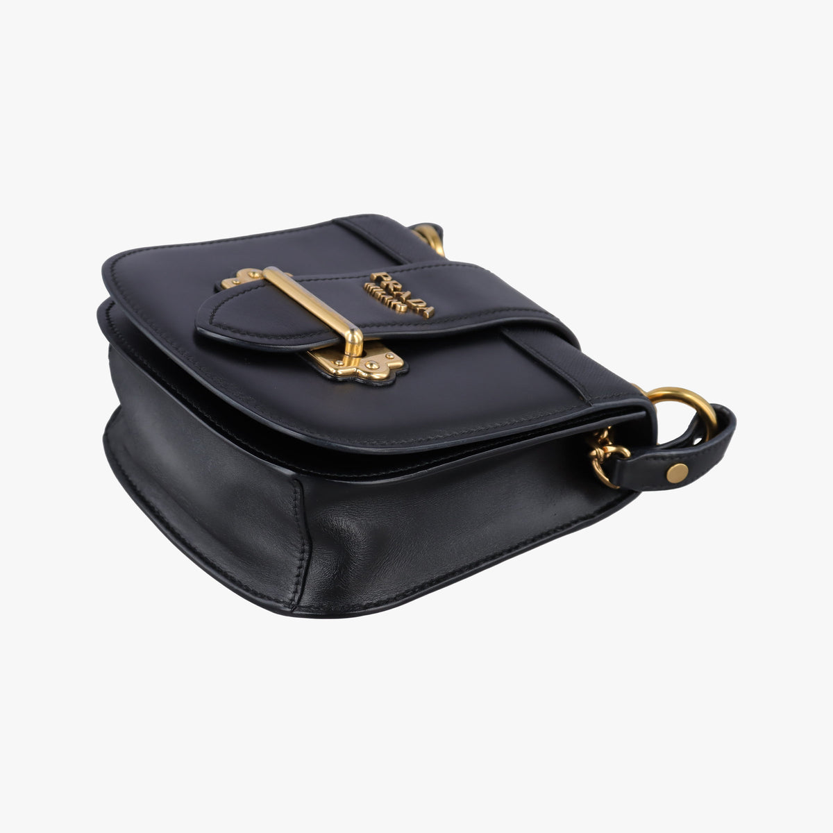 Vintage Prada Pionniere Black leather 1BH056 shoulderbag | stylenewstar