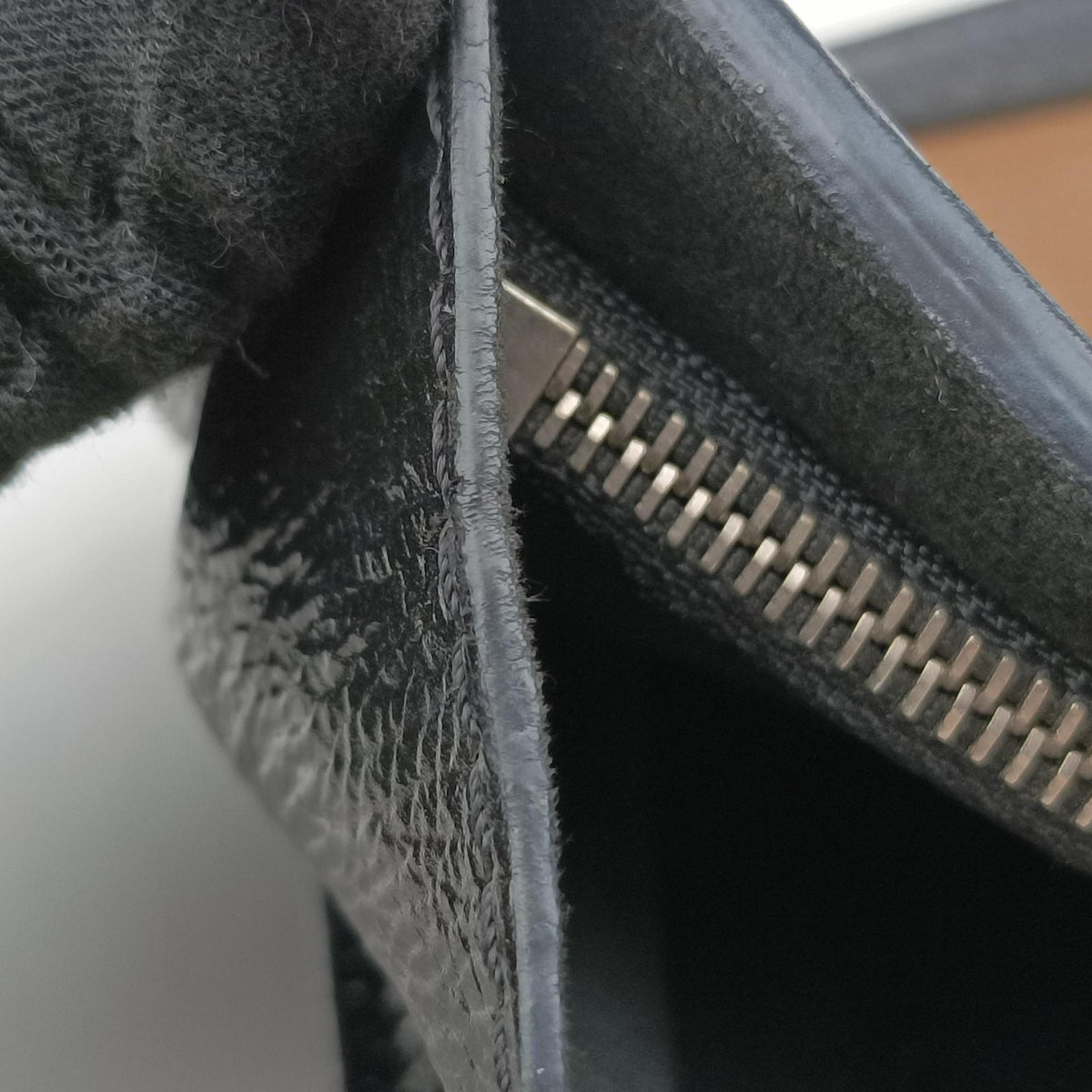 Vintage Louis Vuitton Dauphine brown×black Monogram Giant Canvas×calf leather M67696 bum bag/waist bag | stylenewstar