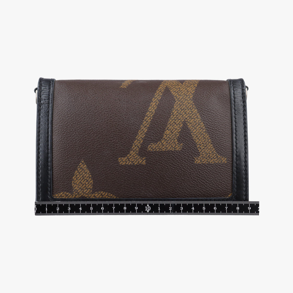Vintage Louis Vuitton Dauphine brown×black Monogram Giant Canvas×calf leather M67696 bum bag/waist bag | stylenewstar
