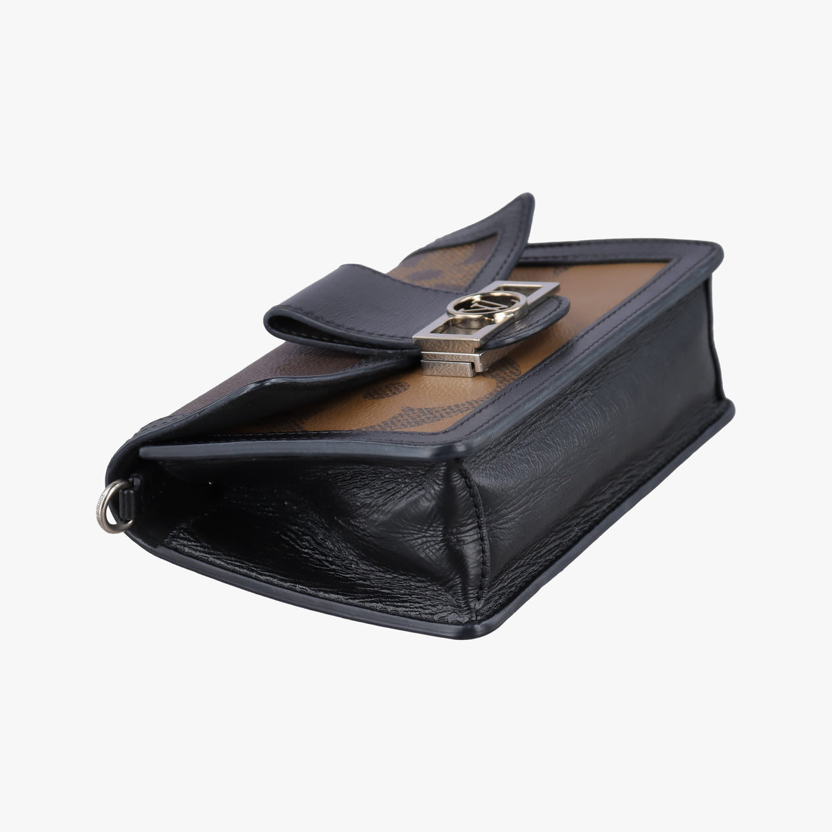 Vintage Louis Vuitton Dauphine brown×black Monogram Giant Canvas×calf leather M67696 bum bag/waist bag | stylenewstar