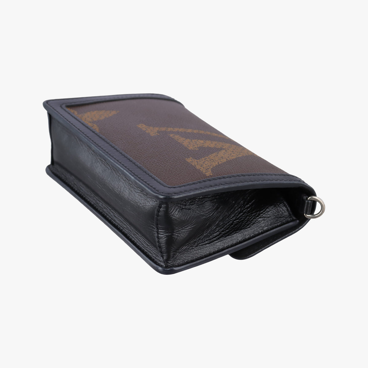Vintage Louis Vuitton Dauphine brown×black Monogram Giant Canvas×calf leather M67696 bum bag/waist bag | stylenewstar
