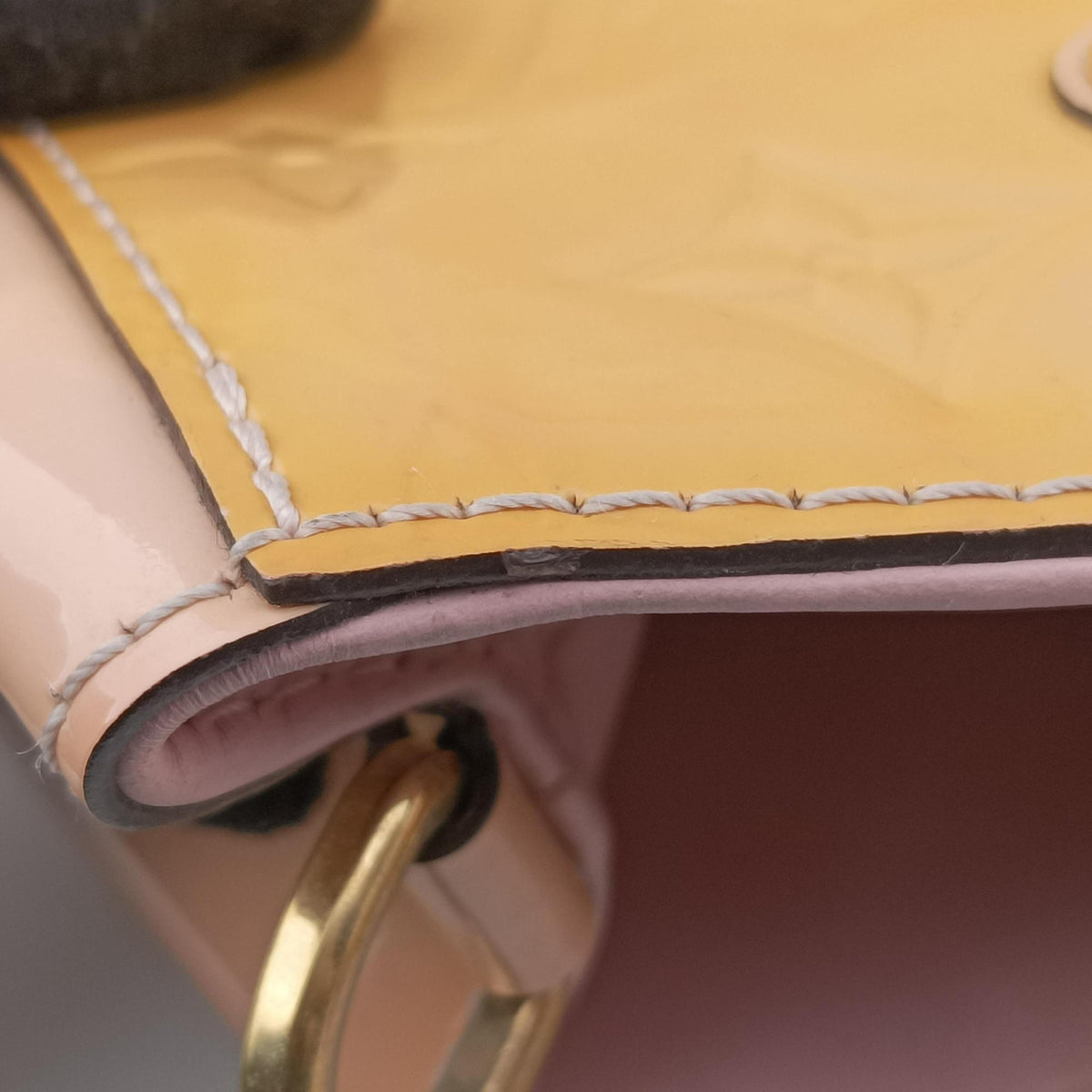 Pre-owned Louis Vuitton MONTAIGNE BB Dunne Vernis M50173 shoulderbag | stylenewstar