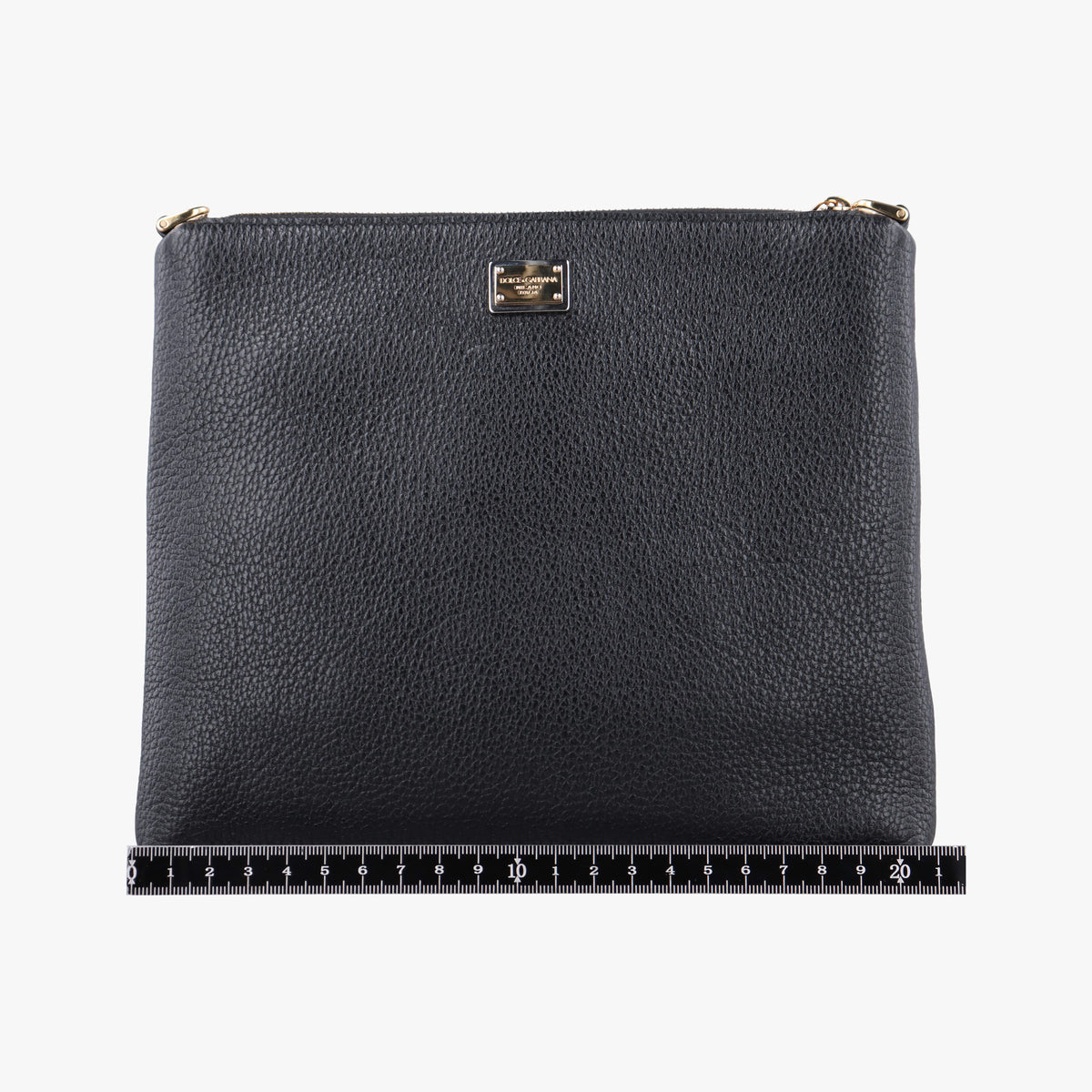 Secondhand Dolce & Gabbana Family Patch Black Leather  shoulderbag | stylenewstar