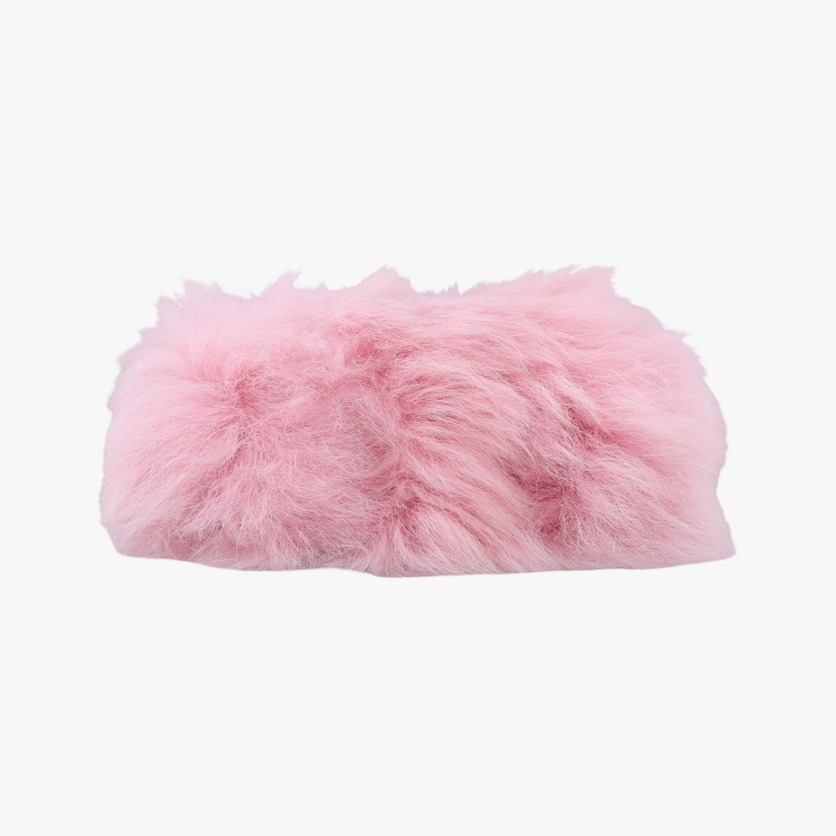 Vintage Chanel CC Hook Card Holder Pink Shearling AP2397 handbag | stylenewstar