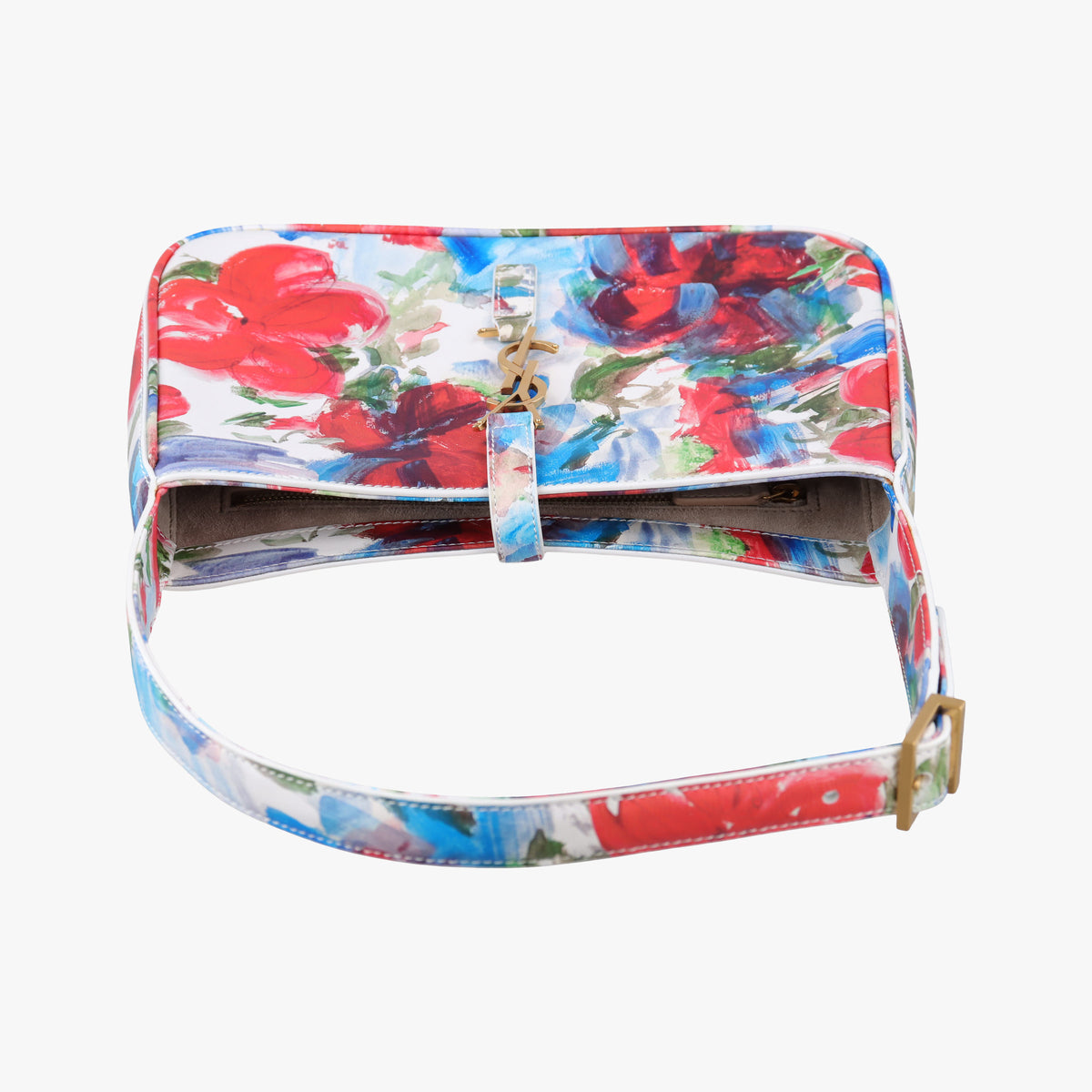 Pre-owned Yves Saint Laurent LE 5 a 7Flora Hobo Multicolour Leather 657228 shoulderbag | stylenewstar