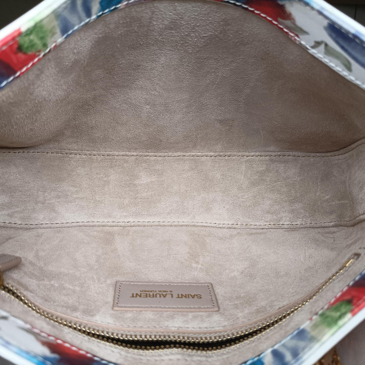 Pre-owned Yves Saint Laurent LE 5 a 7Flora Hobo Multicolour Leather 657228 shoulderbag | stylenewstar