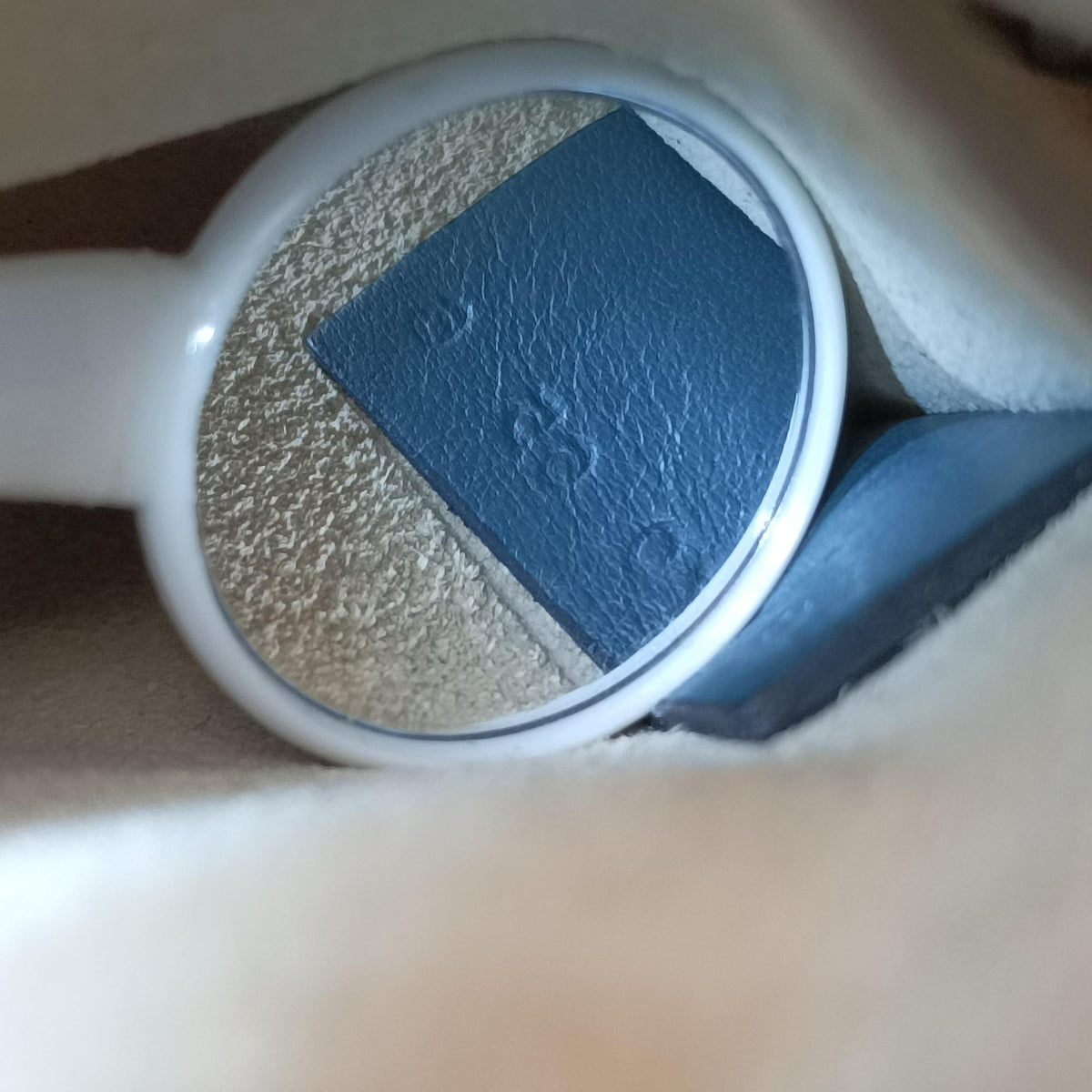 Pre-owned Chloe DREW Blue Suede×Leather  shoulderbag | stylenewstar