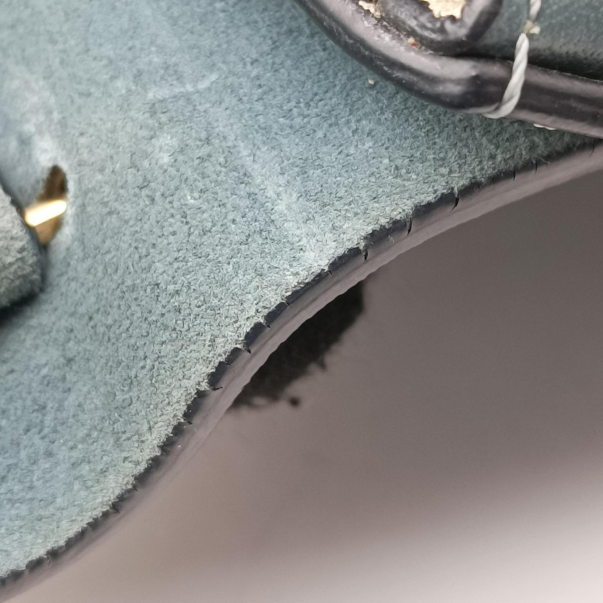 Pre-owned Chloe DREW Blue Suede×Leather  shoulderbag | stylenewstar