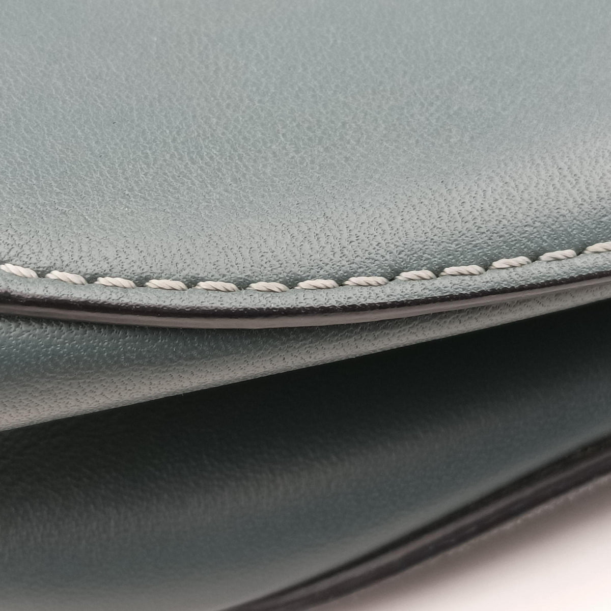 Pre-owned Chloe DREW Blue Suede×Leather  shoulderbag | stylenewstar