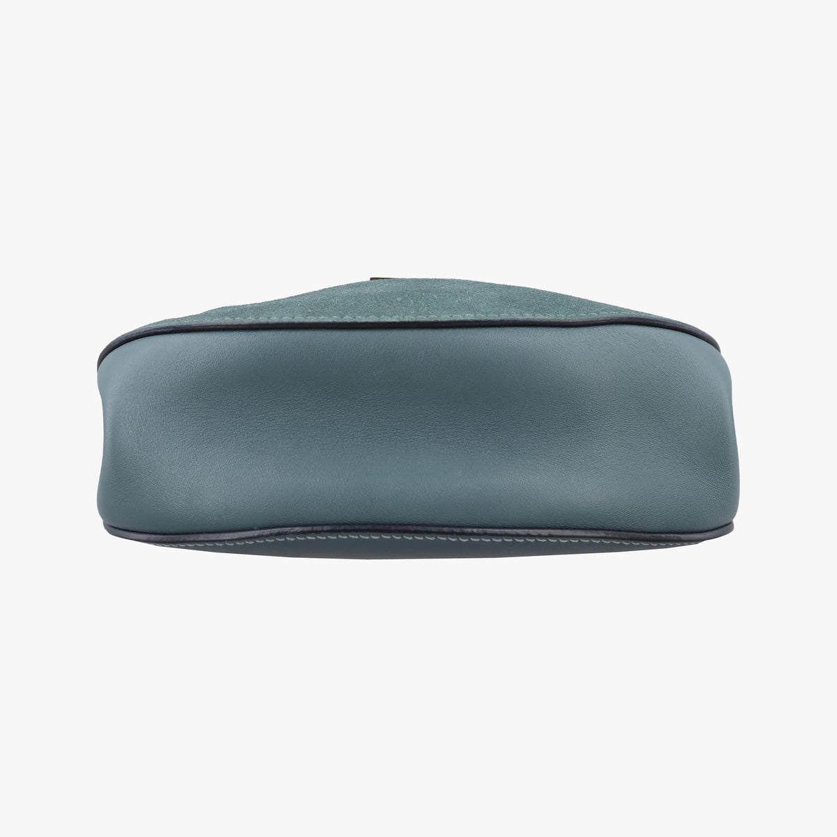 Pre-owned Chloe DREW Blue Suede×Leather  shoulderbag | stylenewstar
