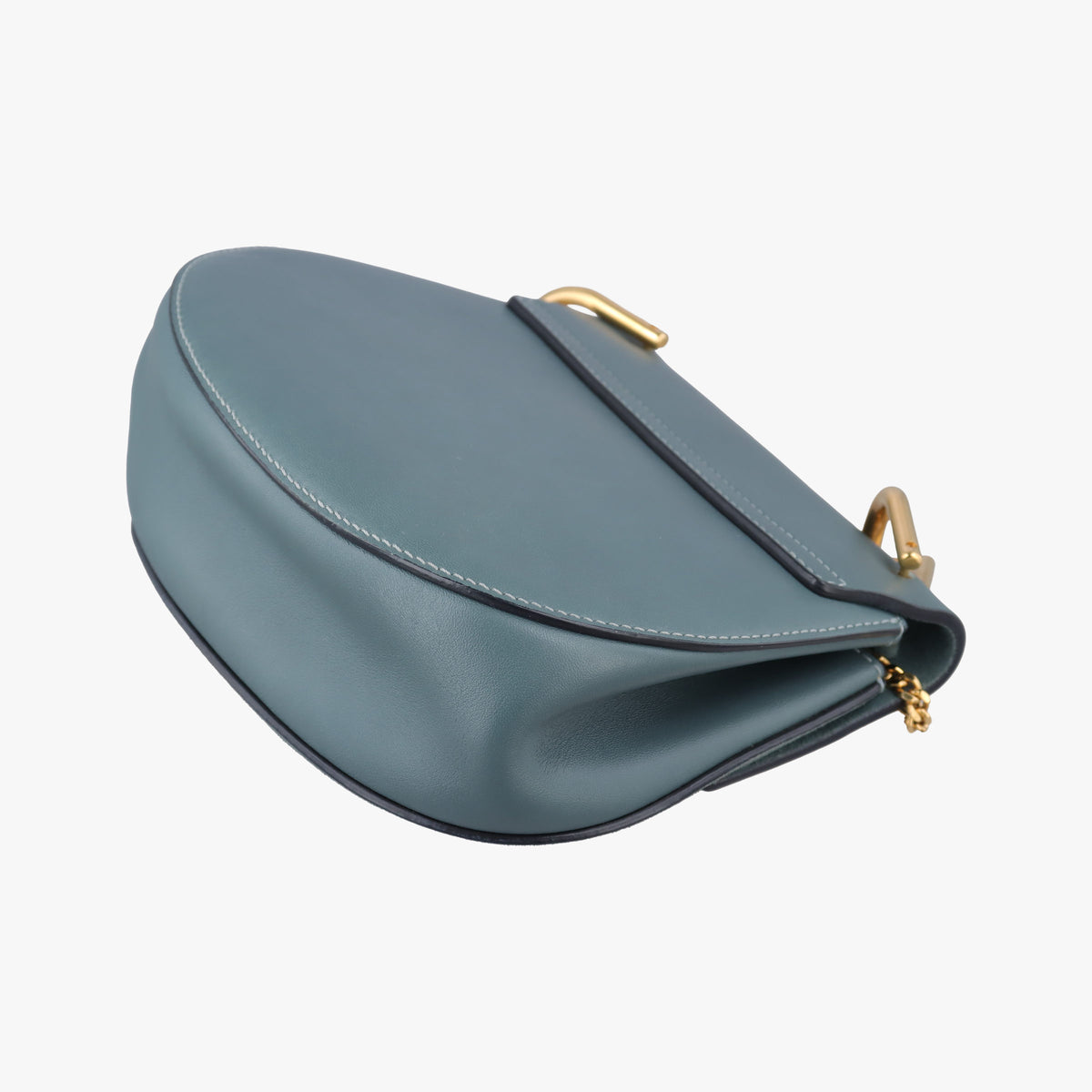 Secondhand Chloe DREW Blue Suede×Leather  shoulderbag | stylenewstar