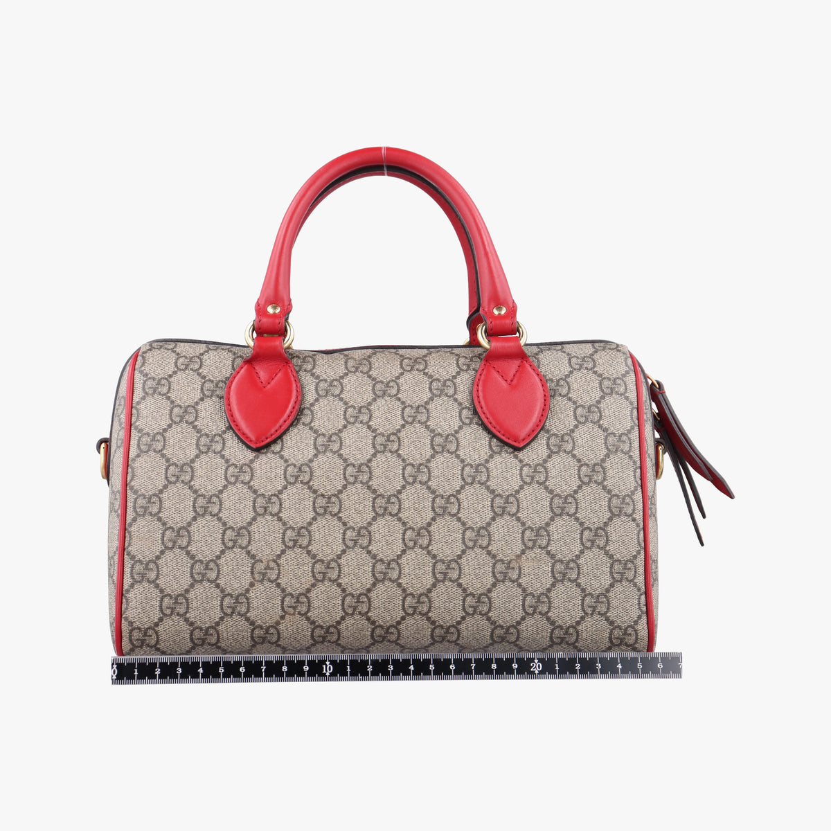 Vintage Gucci GG SUPREME Heart Embroidered Beige x Multicolour PVC coated canvas×Leather 409529 shoulderbag | stylenewstar