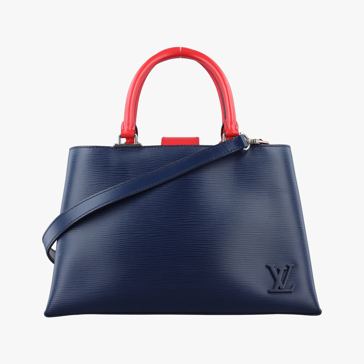 Pre-owned Louis Vuitton Clevertal PM Indigo x Coquelicot Epi M53512 shoulderbag | stylenewstar