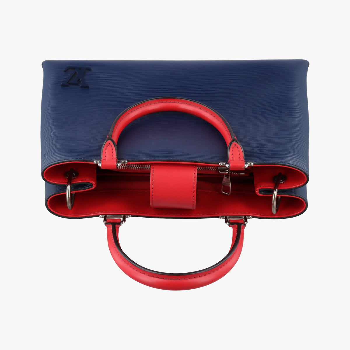 Pre-owned Louis Vuitton Clevertal PM Indigo x Coquelicot Epi M53512 shoulderbag | stylenewstar