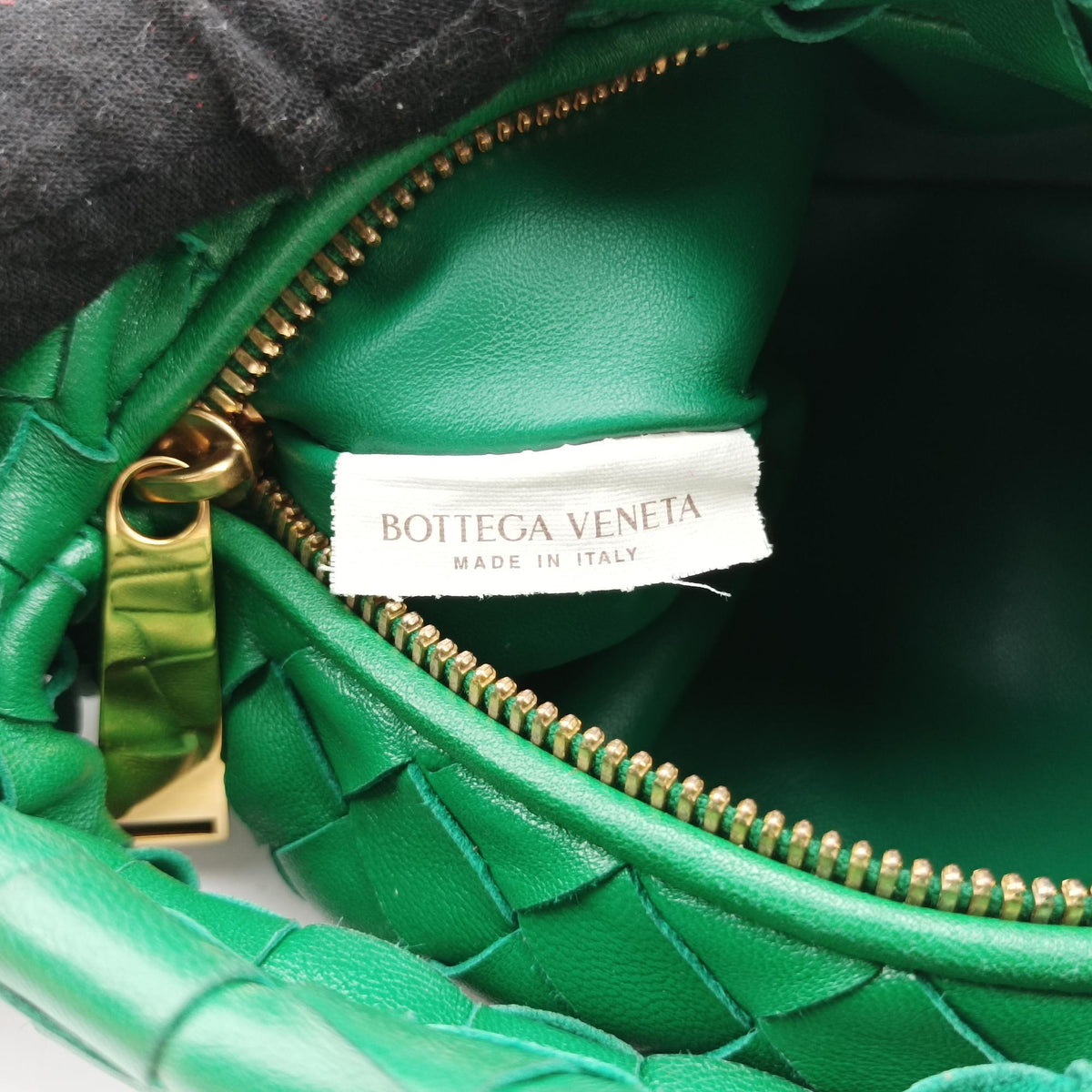 Pre-owned Bottega Veneta The Jodie Green lambskin  handbag | stylenewstar