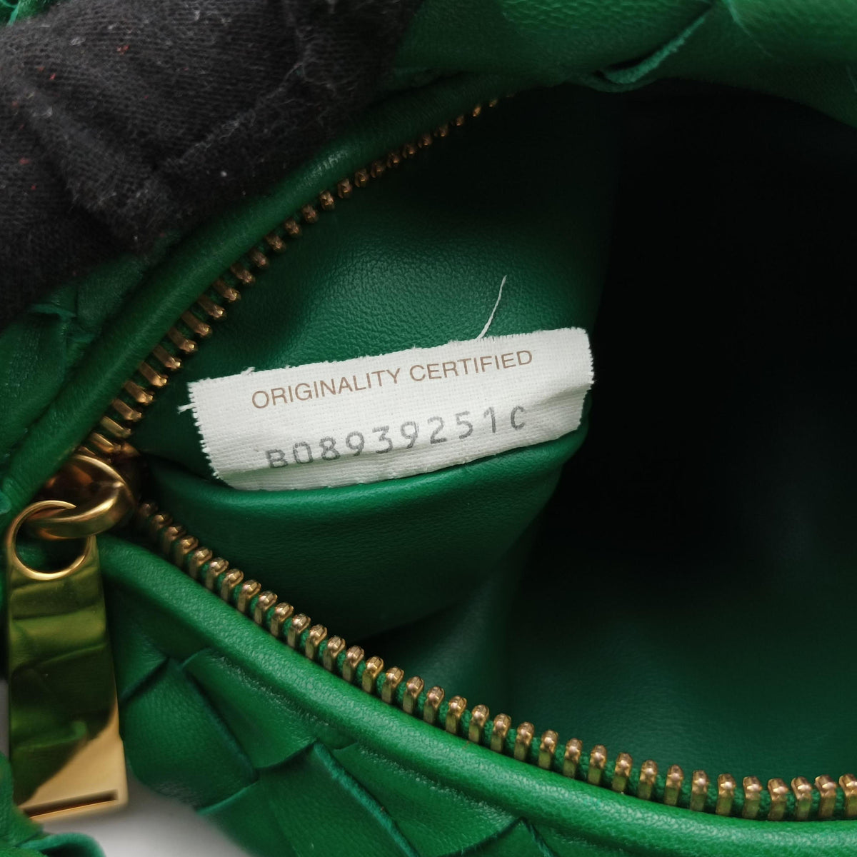 Pre-owned Bottega Veneta The Jodie Green lambskin  handbag | stylenewstar
