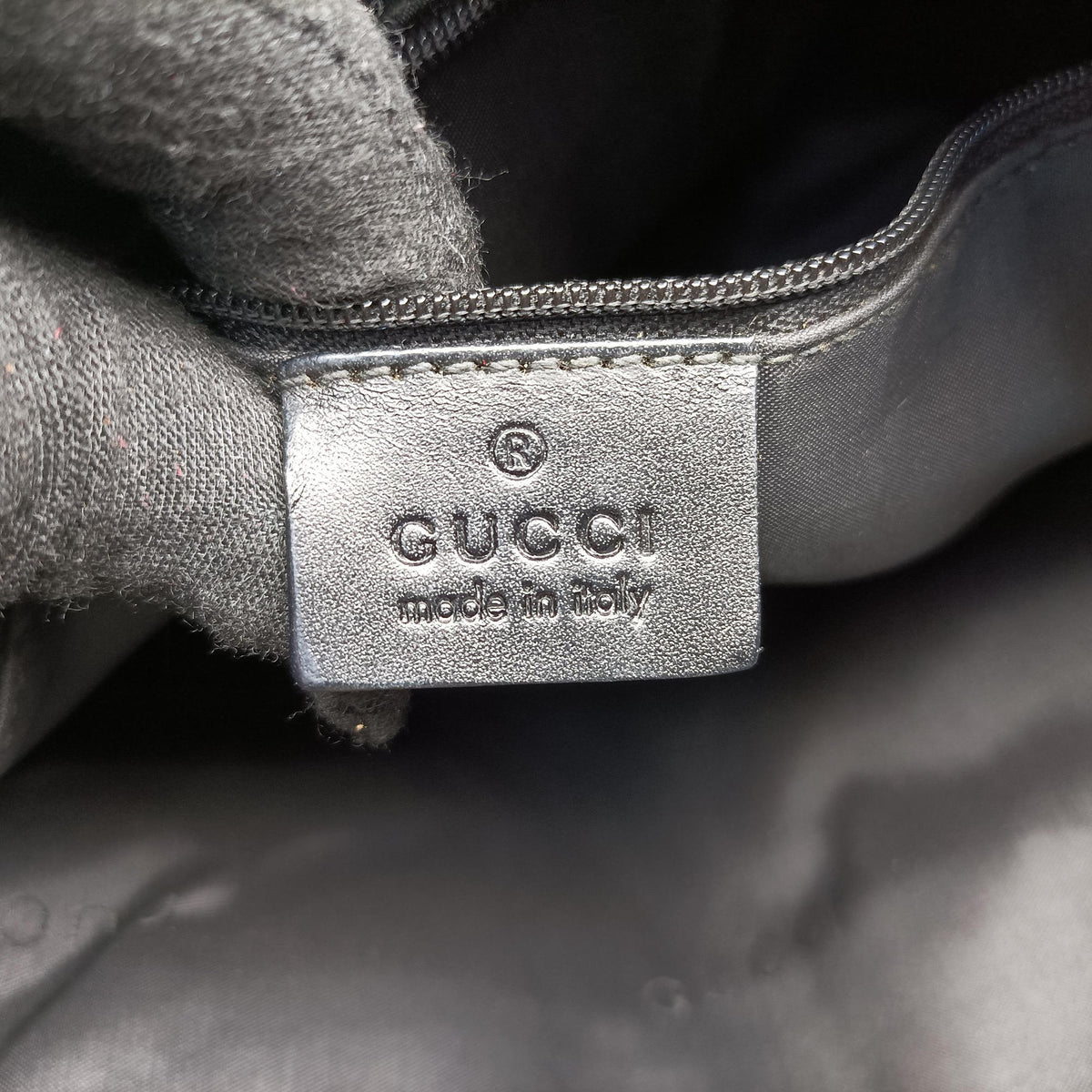 Pre-owned Gucci Jackie Black canvas 001-40 shoulderbag | stylenewstar