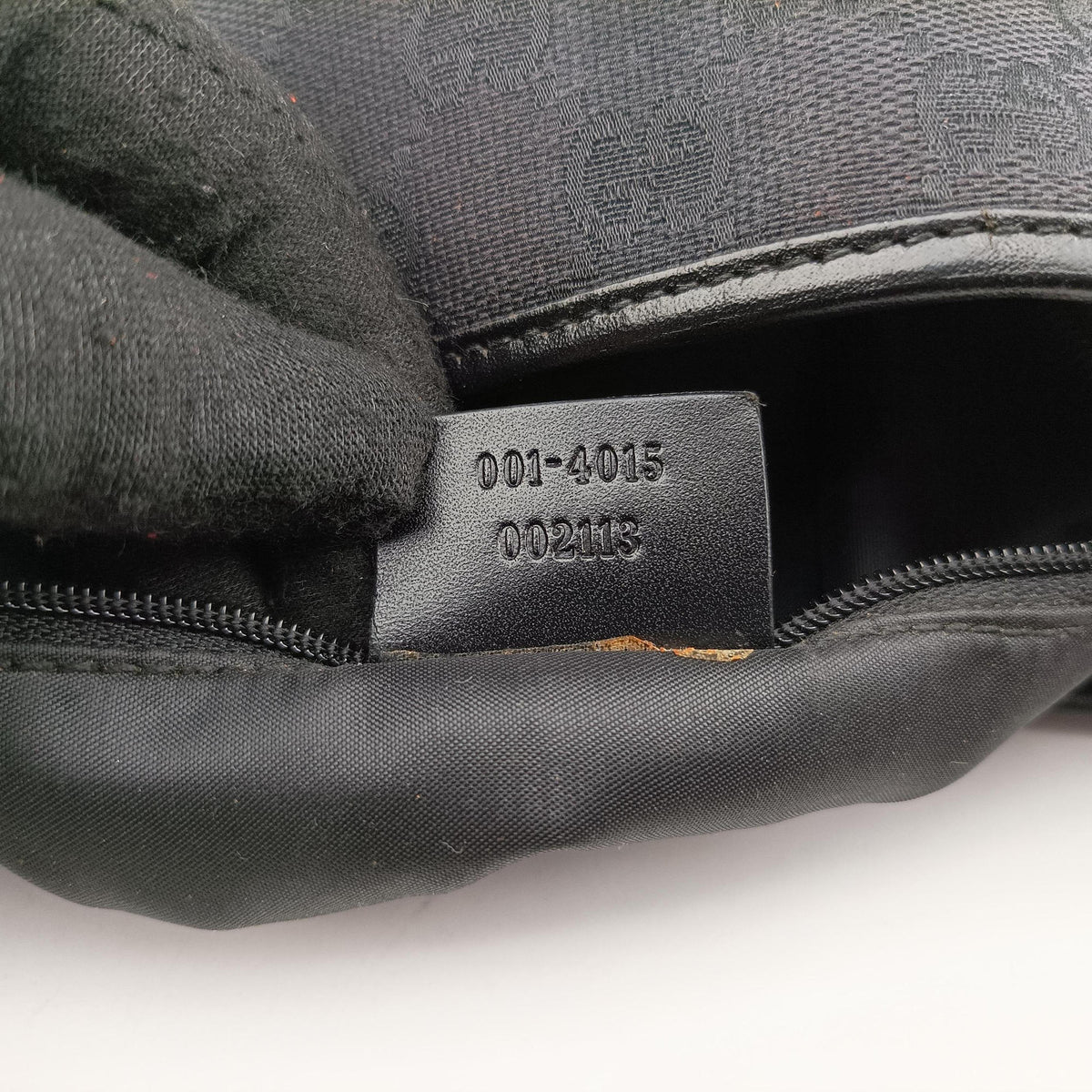 Pre-owned Gucci Jackie Black canvas 001-40 shoulderbag | stylenewstar