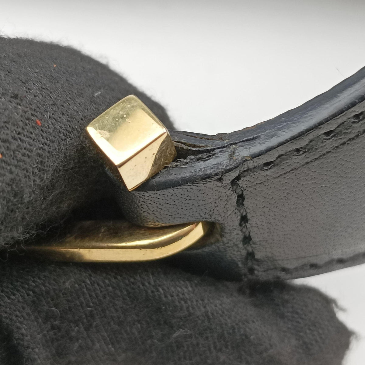 Pre-owned Gucci Jackie Black canvas 001-40 shoulderbag | stylenewstar