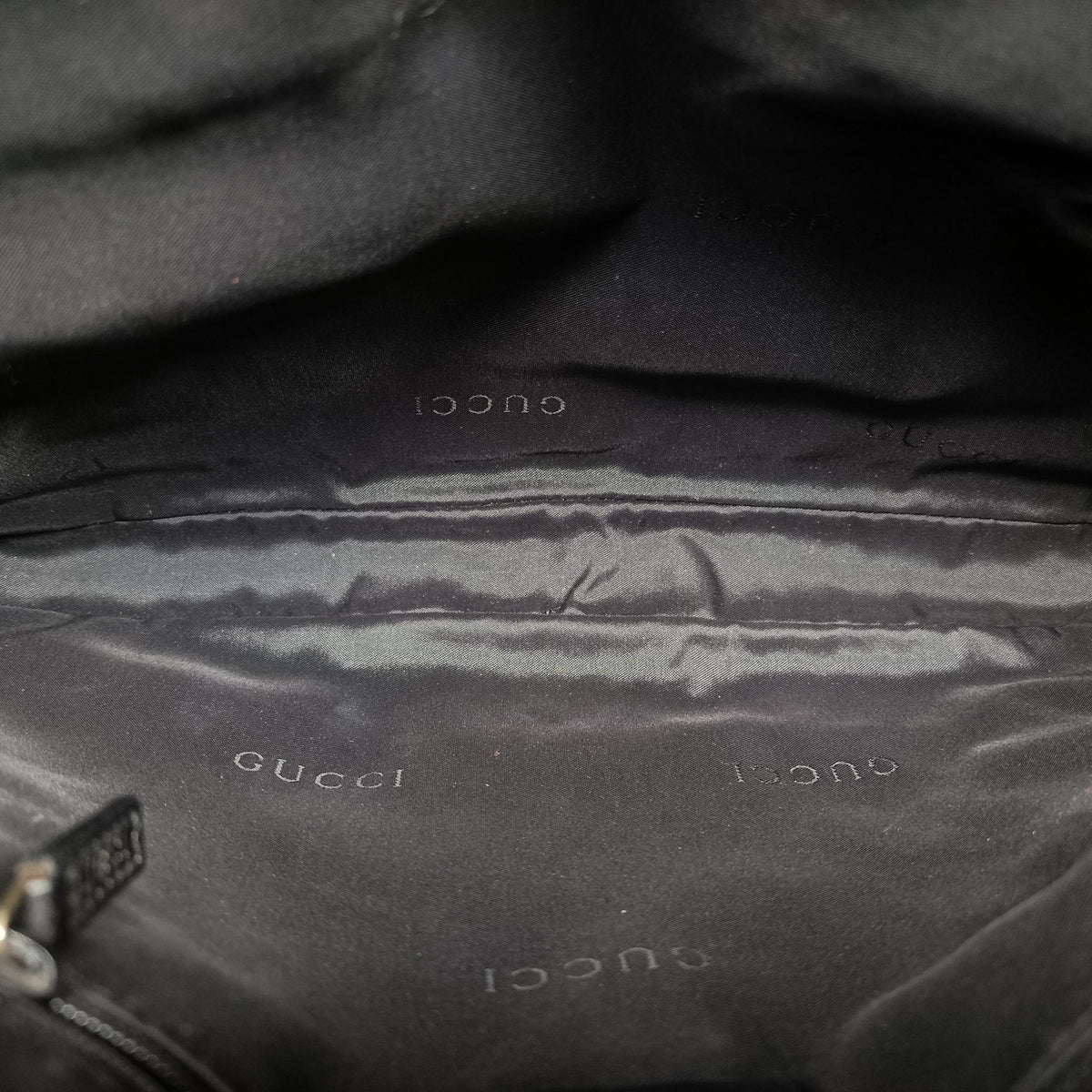Pre-owned Gucci Jackie Black canvas 001-40 shoulderbag | stylenewstar