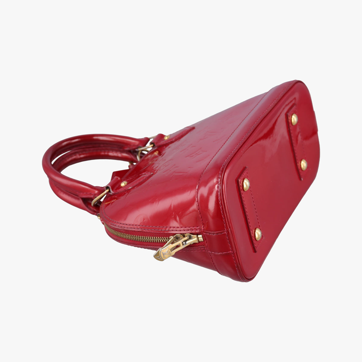 Secondhand Louis Vuitton Alma BB pomme d'amour Vernis M90174 shoulderbag | stylenewstar