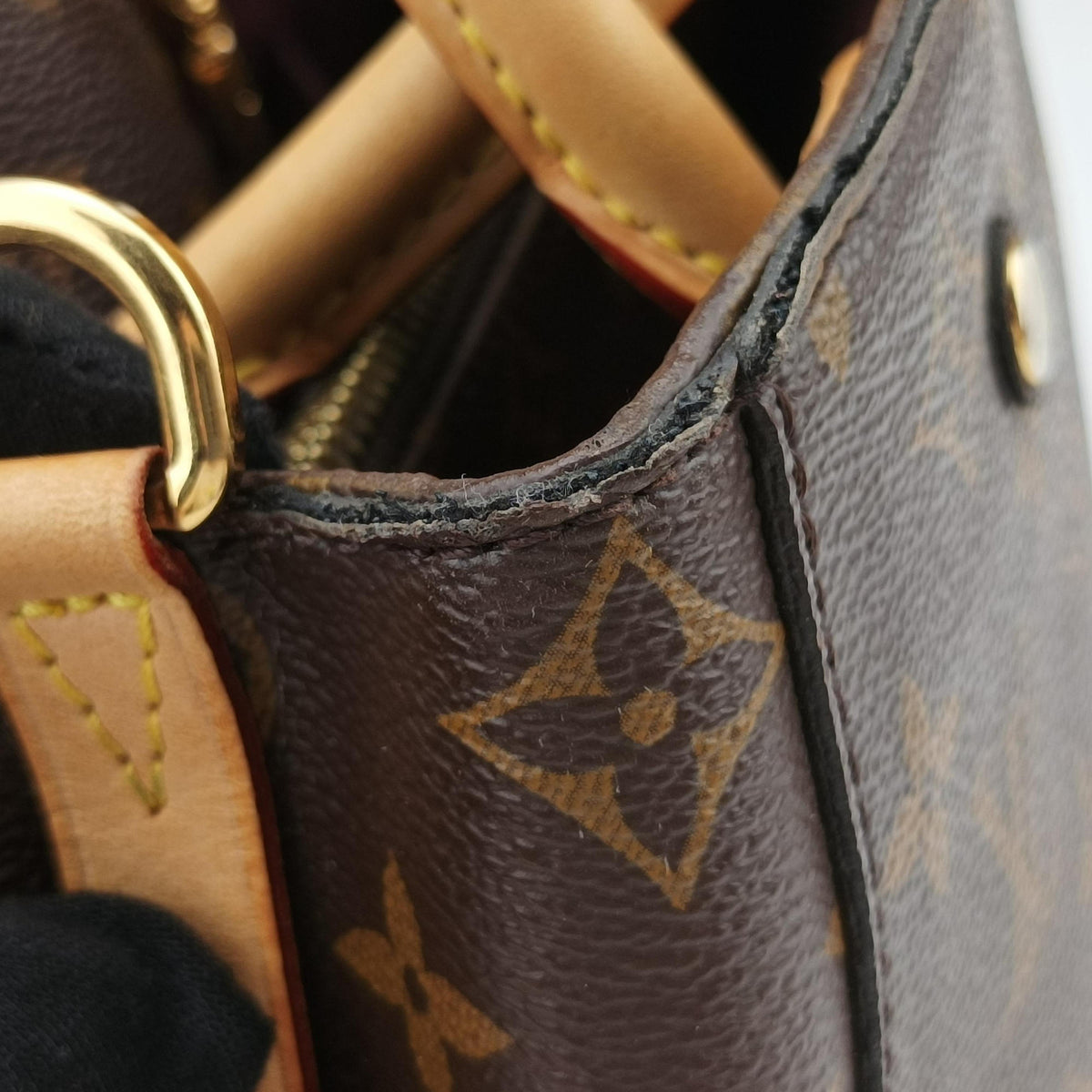 Secondhand Louis Vuitton Montaigne BB brown Monogram Canvas M41055 handbag | stylenewstar