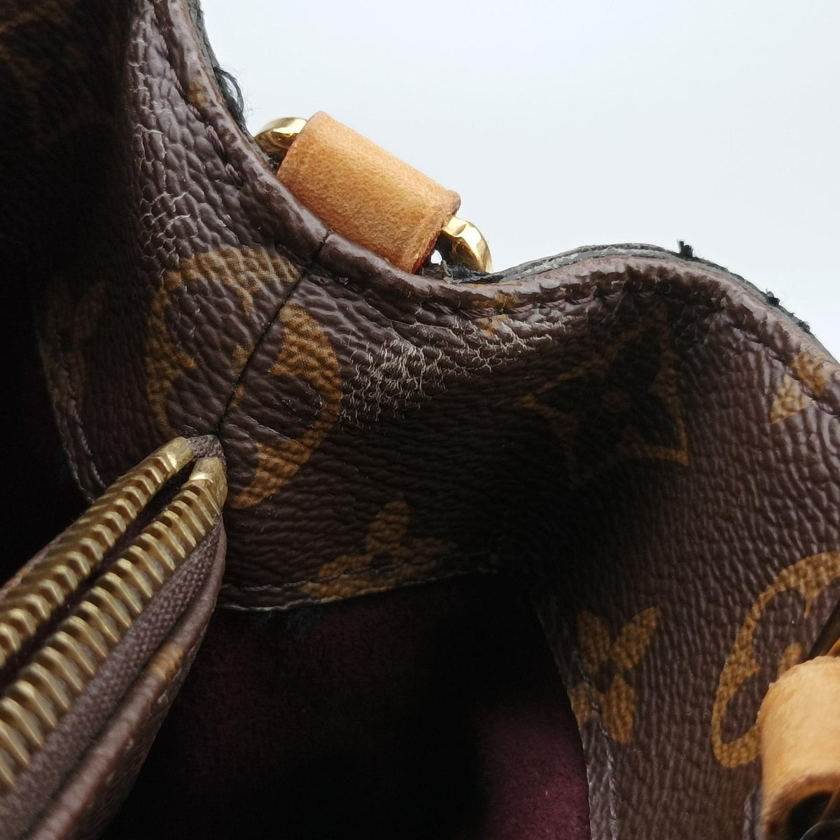 Secondhand Louis Vuitton Montaigne BB brown Monogram Canvas M41055 handbag | stylenewstar