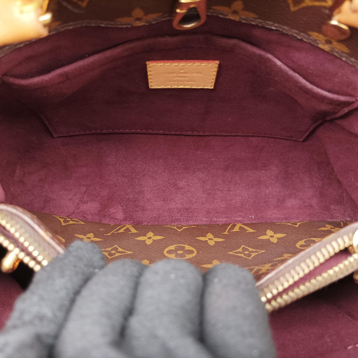 Secondhand Louis Vuitton Montaigne BB brown Monogram Canvas M41055 handbag | stylenewstar