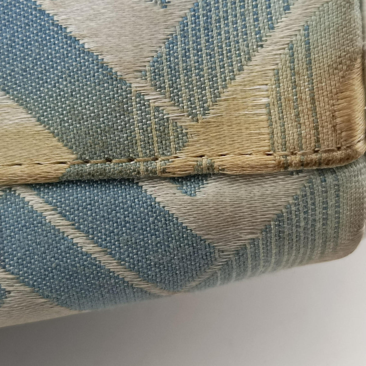 Pre-owned Fendi Forever Gradient Print White×Blue Canvas × Leather 8BL068 handbag | stylenewstar