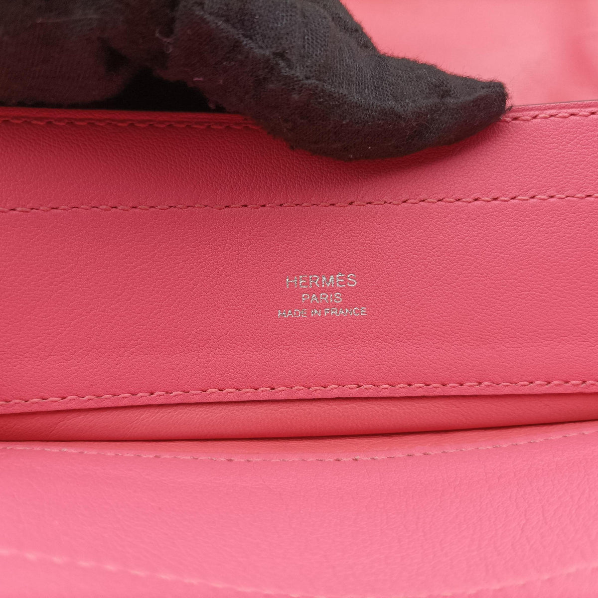 Pre-owned Hermes Sac Aline mini Pink lambskin  shoulderbag | stylenewstar