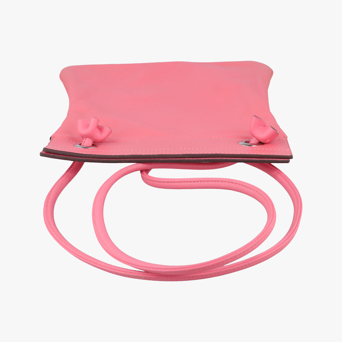 Pre-owned Hermes Sac Aline mini Pink lambskin  shoulderbag | stylenewstar