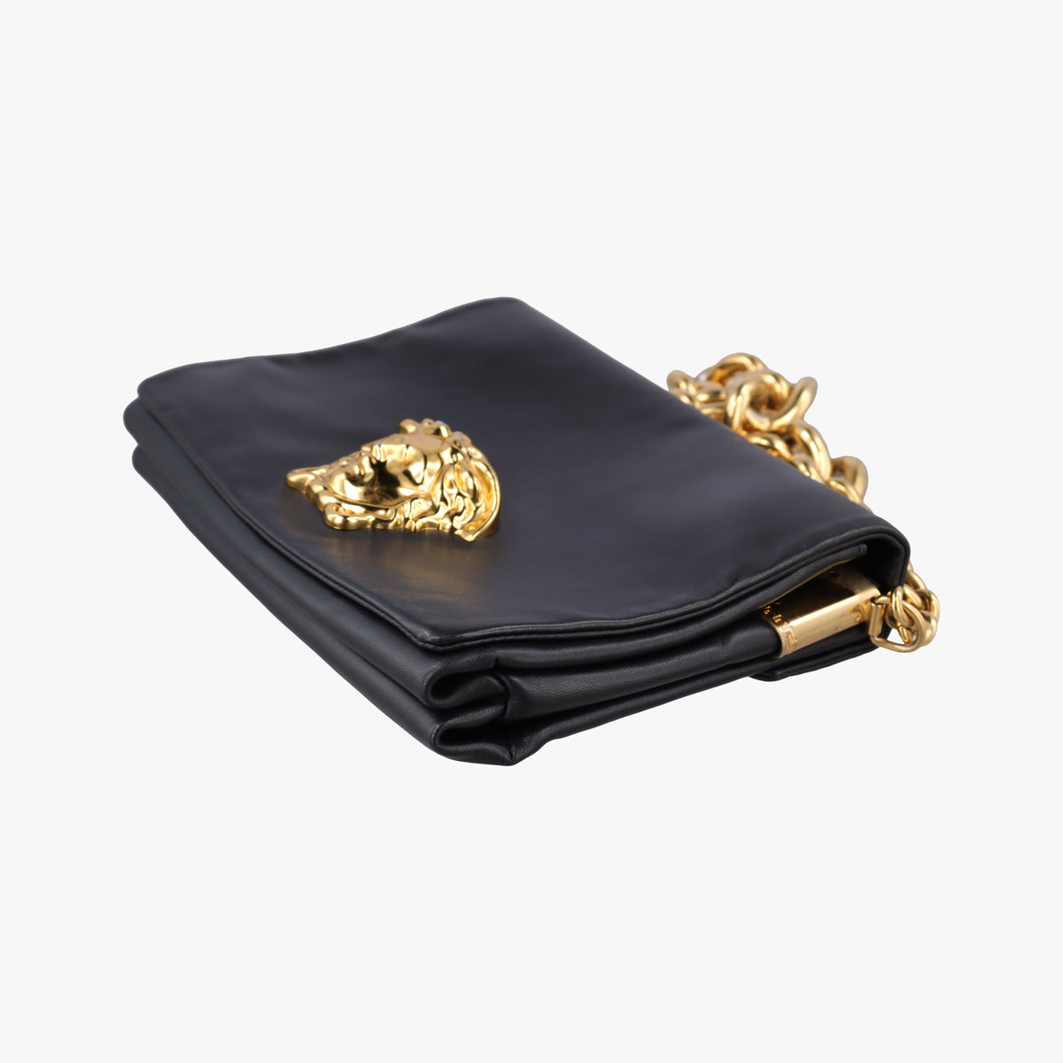 Vintage VERSACE La Medusa Black Leather  shoulderbag | stylenewstar