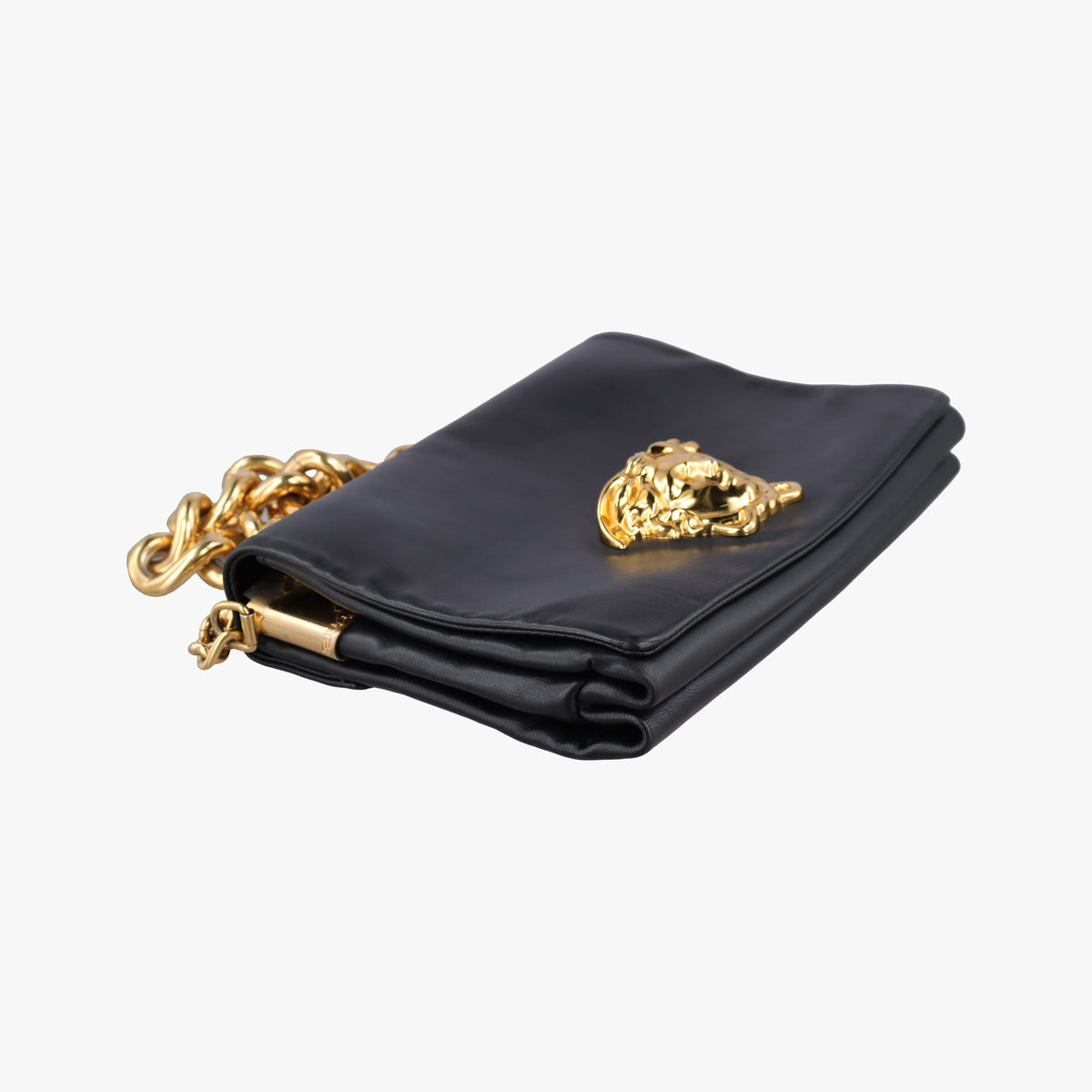 Vintage VERSACE La Medusa Black Leather  shoulderbag | stylenewstar