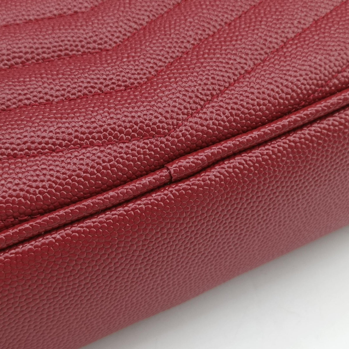 Vintage Yves Saint Laurent LOU camera Red Leather 612579 shoulderbag | stylenewstar
