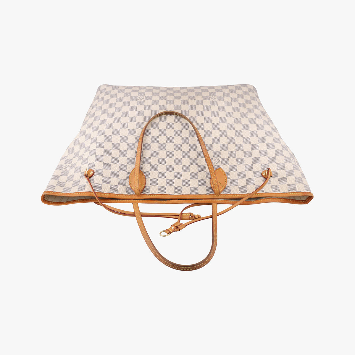 Pre-owned Louis Vuitton NEVERFULL GM Azur Damier Canvas N51108 handbag | stylenewstar