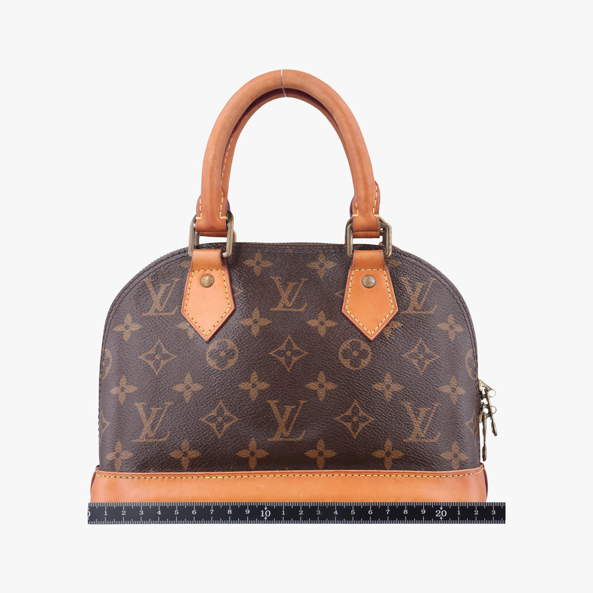 Secondhand Louis Vuitton Alma BB　 Brown Monogram Canvas M53152 shoulderbag | stylenewstar