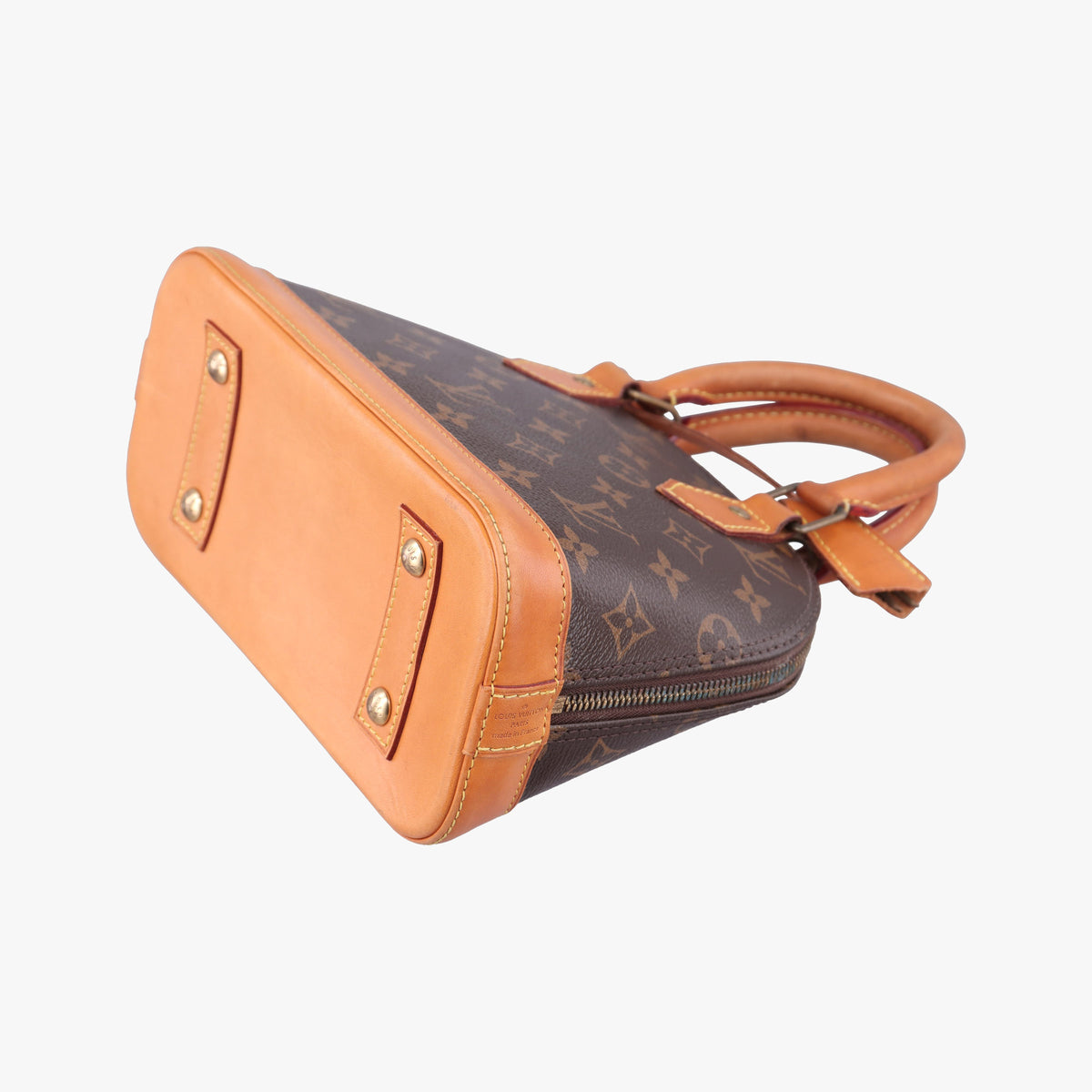 Secondhand Louis Vuitton Alma BB　 Brown Monogram Canvas M53152 shoulderbag | stylenewstar