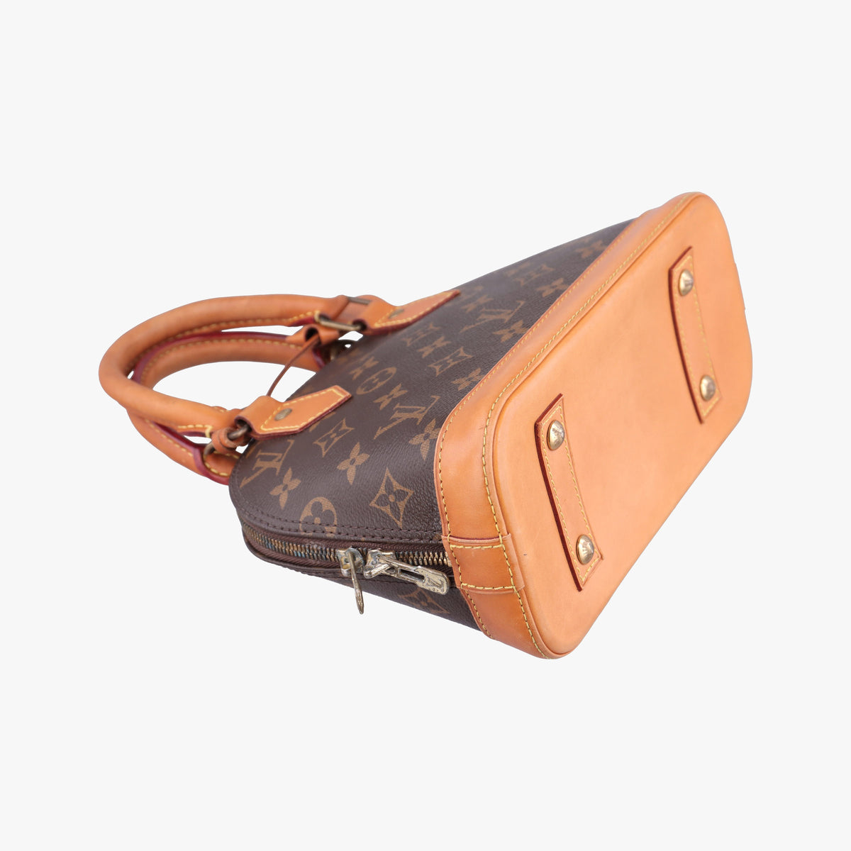 Secondhand Louis Vuitton Alma BB　 Brown Monogram Canvas M53152 shoulderbag | stylenewstar